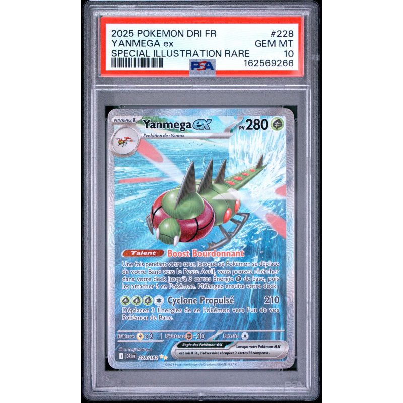 Yanmega ex - 228/182 - Rivalités Destinées - PSA 10 - Français - recto