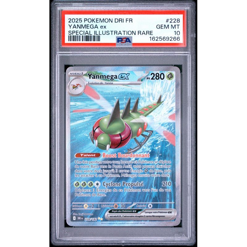 Yanmega ex - 228/182 - Rivalités Destinées - PSA 10 - Français - recto