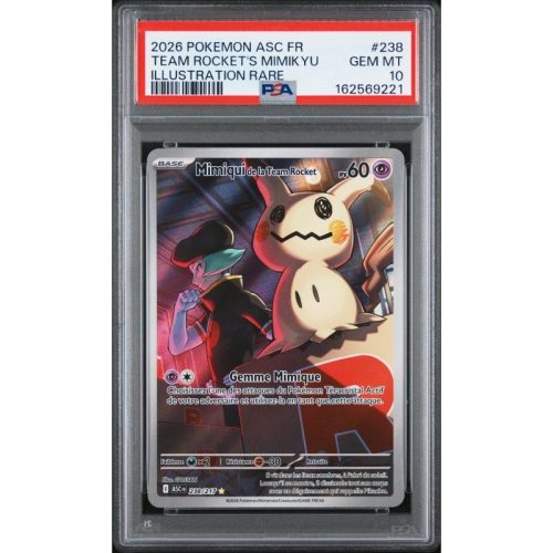 Mimiqui de la Team Rocket - 238/217 - Héros Transcendants - PSA 10 - Français - recto