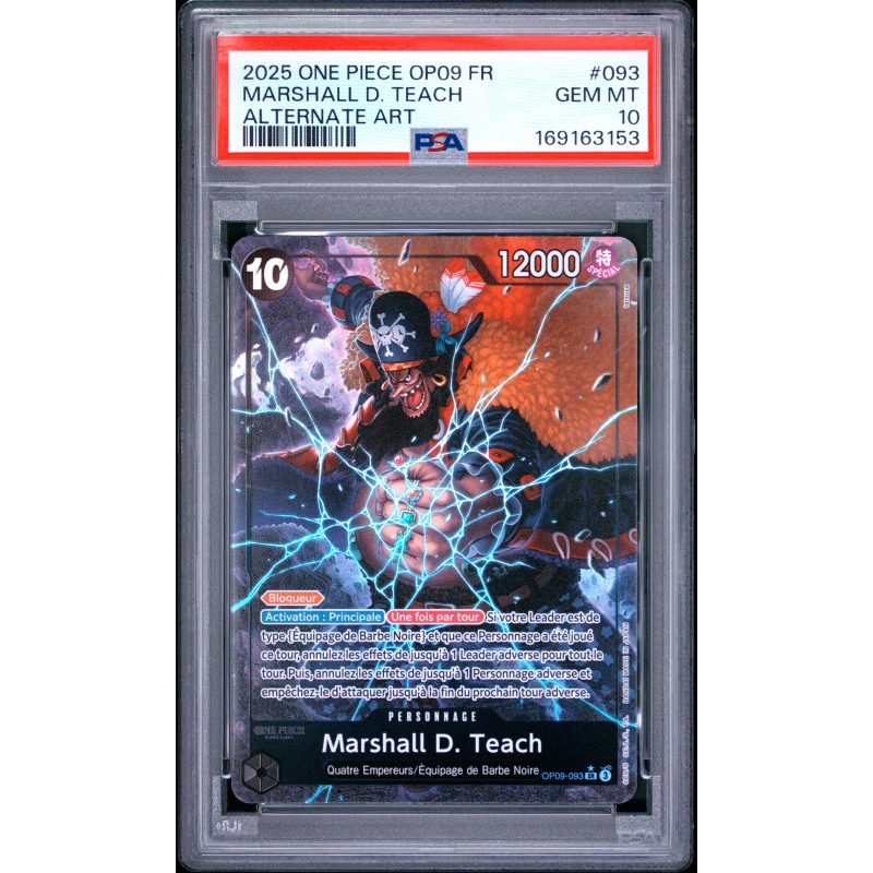 Marshall D. Teach OP09-093 PSA 10 | PlazaTCG
