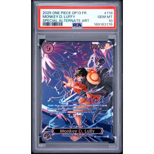 Monkey D. Luffy OP09-119 PSA 10 | PlazaTCG