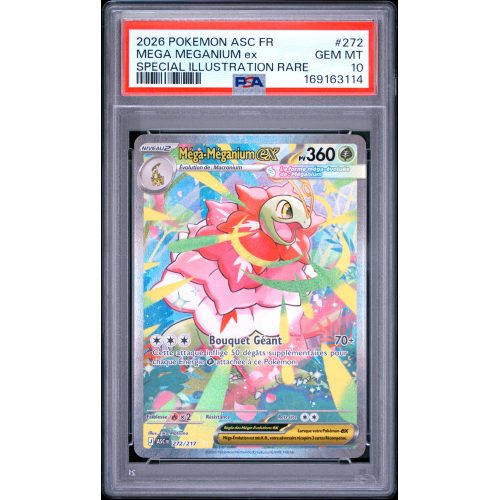 Méga Méganium ex 272/217 PSA 10 | PlazaTCG