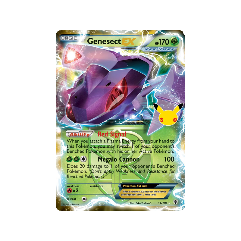 Genesect EX - 004/30 - Promo - Collection Classique 30ᵉ Anniversaire