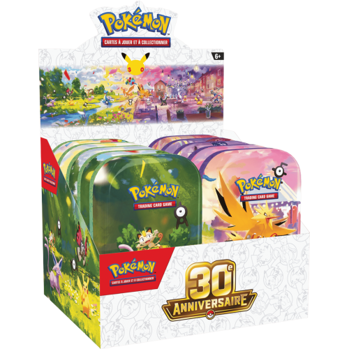Pokémon - Display de 10 Mini-tin - 30e Anniversaire – ME5.5 – Français