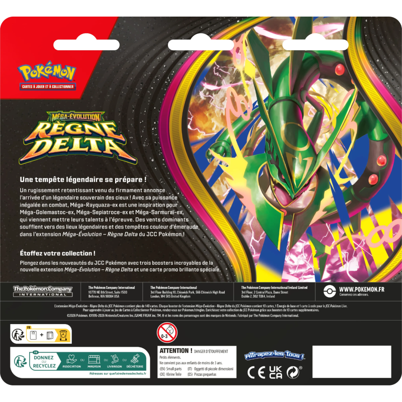 Pokémon - Tripack - Règne Delta - ME06 - Français