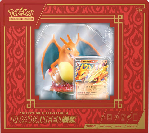 Pokémon - Coffret - Dracaufeu Ex Figurine - Français